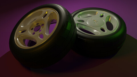 3D Model-Wheels 2000 Mustang