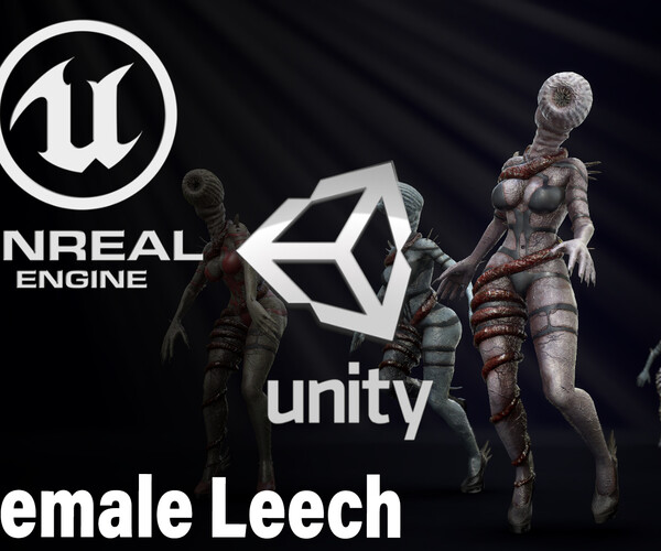 ArtStation - Female Leech | Game Assets