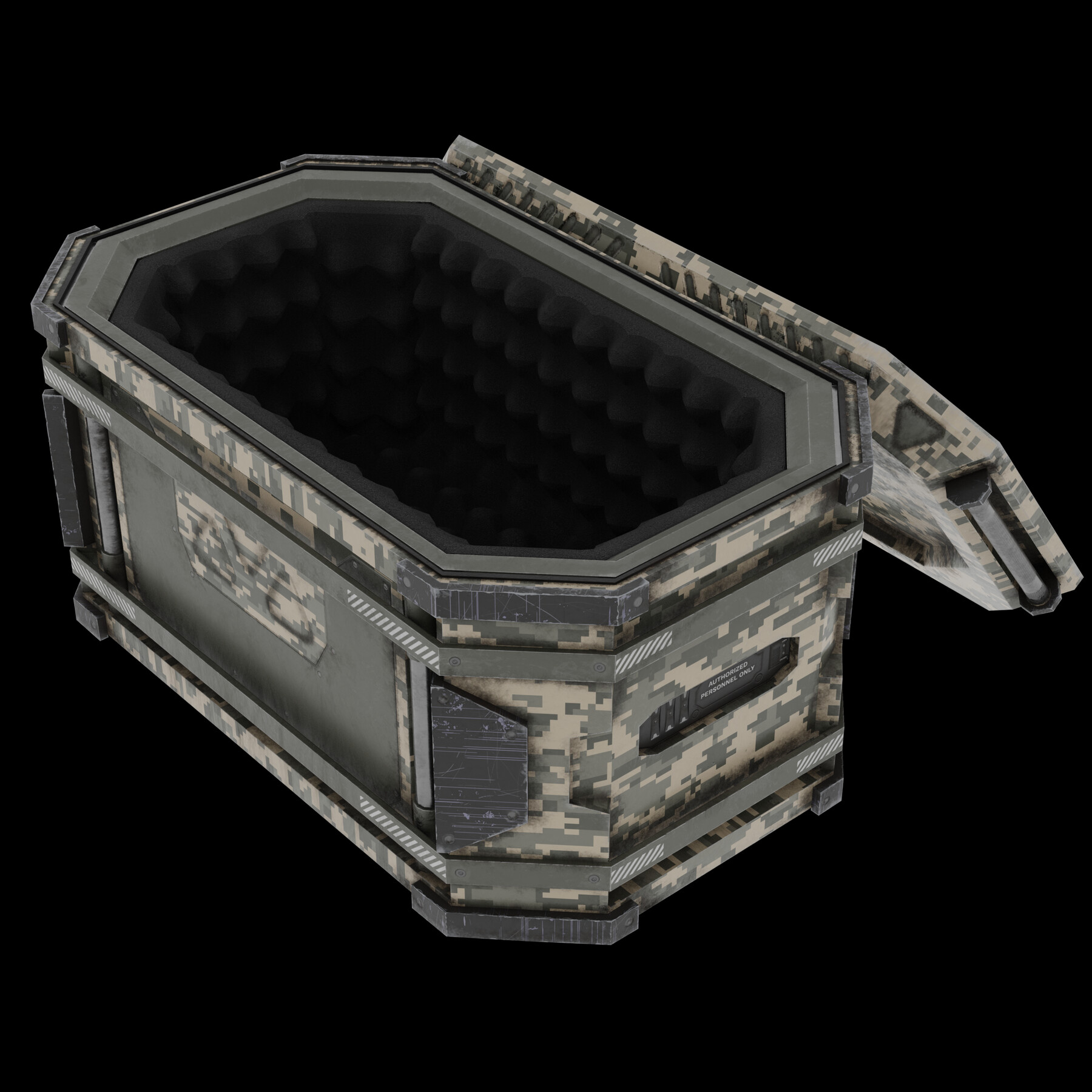 ArtStation SciFi Military Transport Crate Game Assets