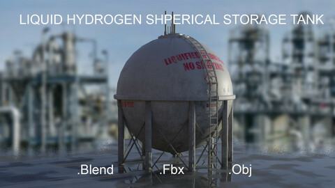 Industrial Liquid Hydrogen Spherical Storage Tank