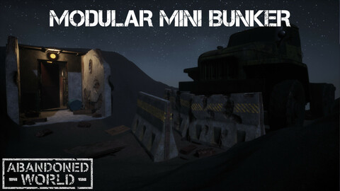 Modular Mini Bunker For UE4