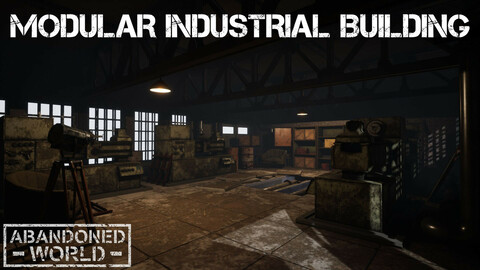 Modular Industrial Building for UE4