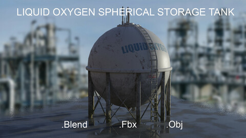 Industrial Liquid Oxygen Spherical Storage Tank