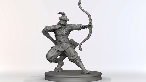 Asudai:  the Archer (free 3D Model)
