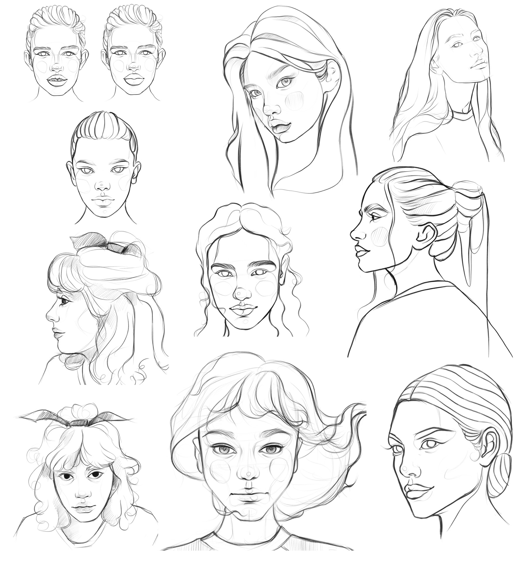 ArtStation - Easy Drawing Face | Brushes