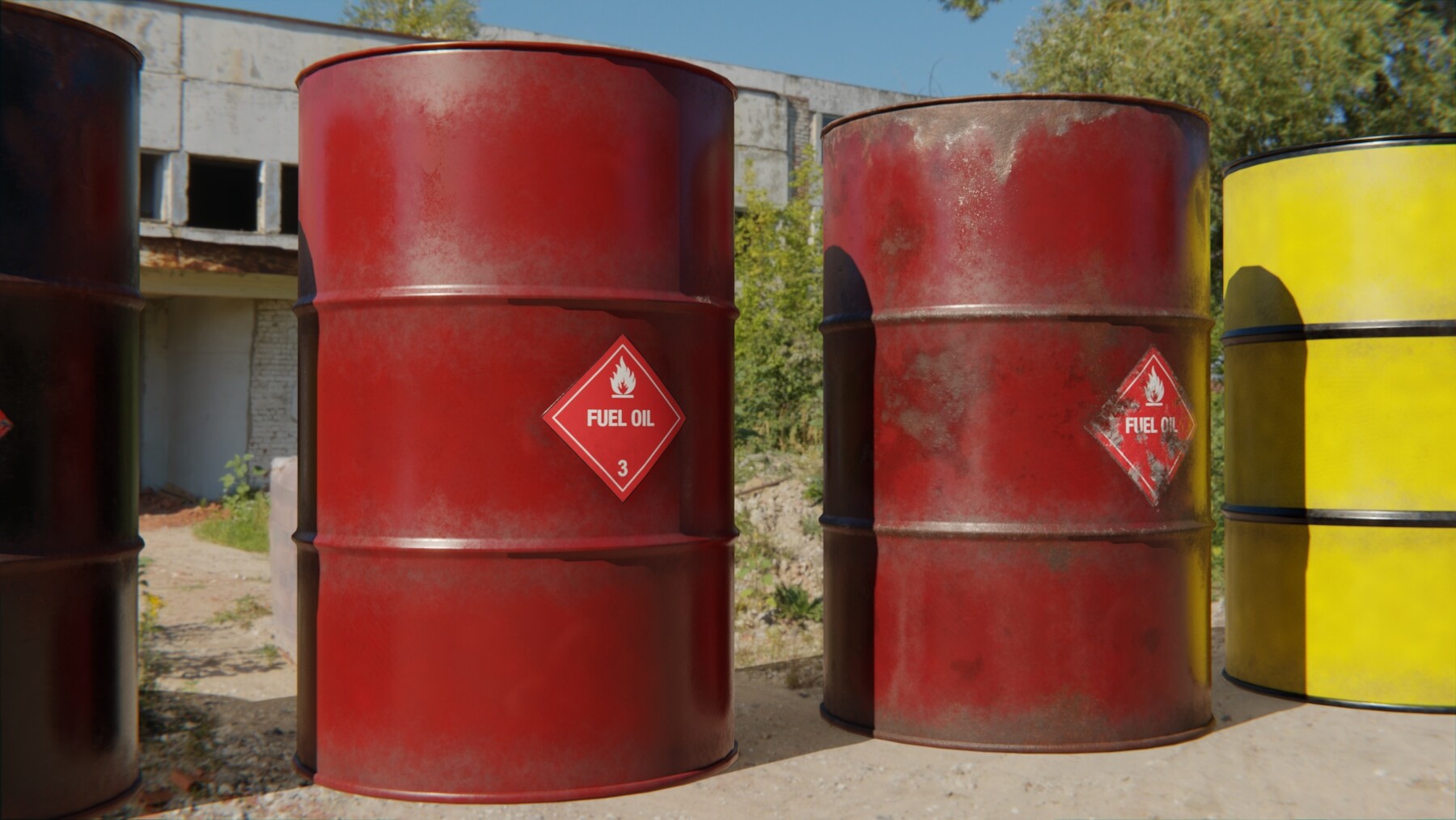 ArtStation - 55 Gallon Drums 6 Pack | Resources