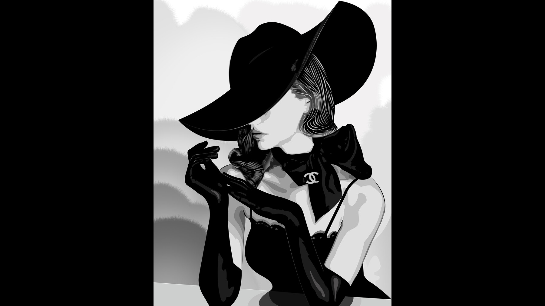 ArtStation - The woman in the hat. | Artworks