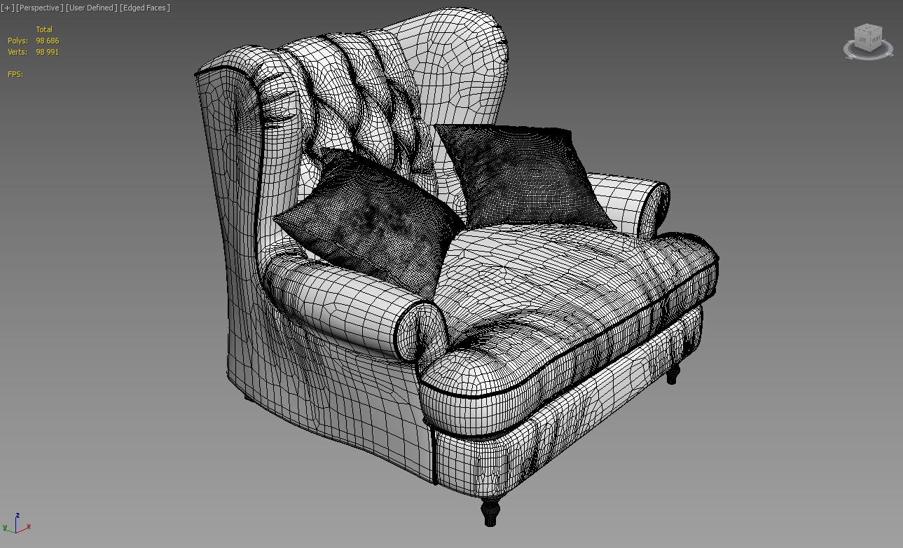ArtStation Chair Sofology Liberte 3d model Resources