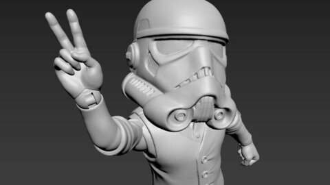 3D BJD with replaceable heads and hends