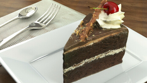 Cake Cherry Chocolate.