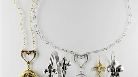 fleur-de-lis- (jewelery)