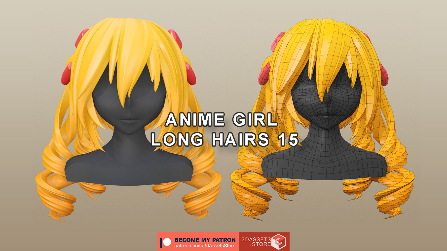 anime girl 3d model free resource