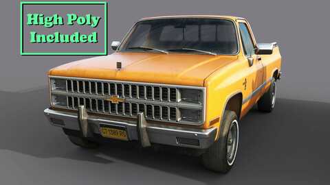 Chevrolet C10 1982 Orange