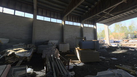 Industrial Area HDRI - Abandoned Hall