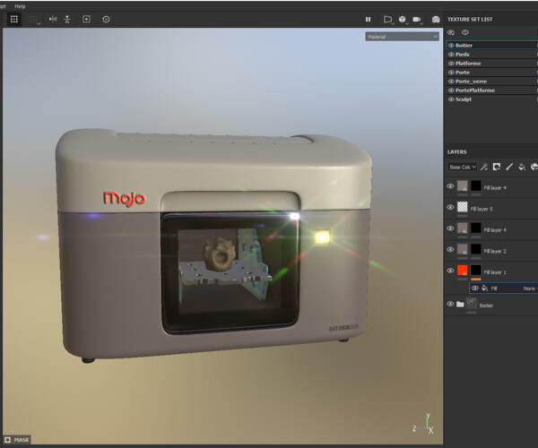 ArtStation Kit office 3D printer, paper printer and coffee vending