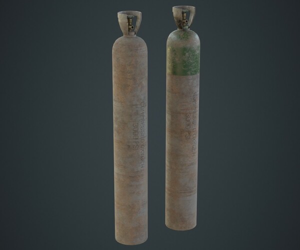 ArtStation Gas Cylinder 2D Game Assets