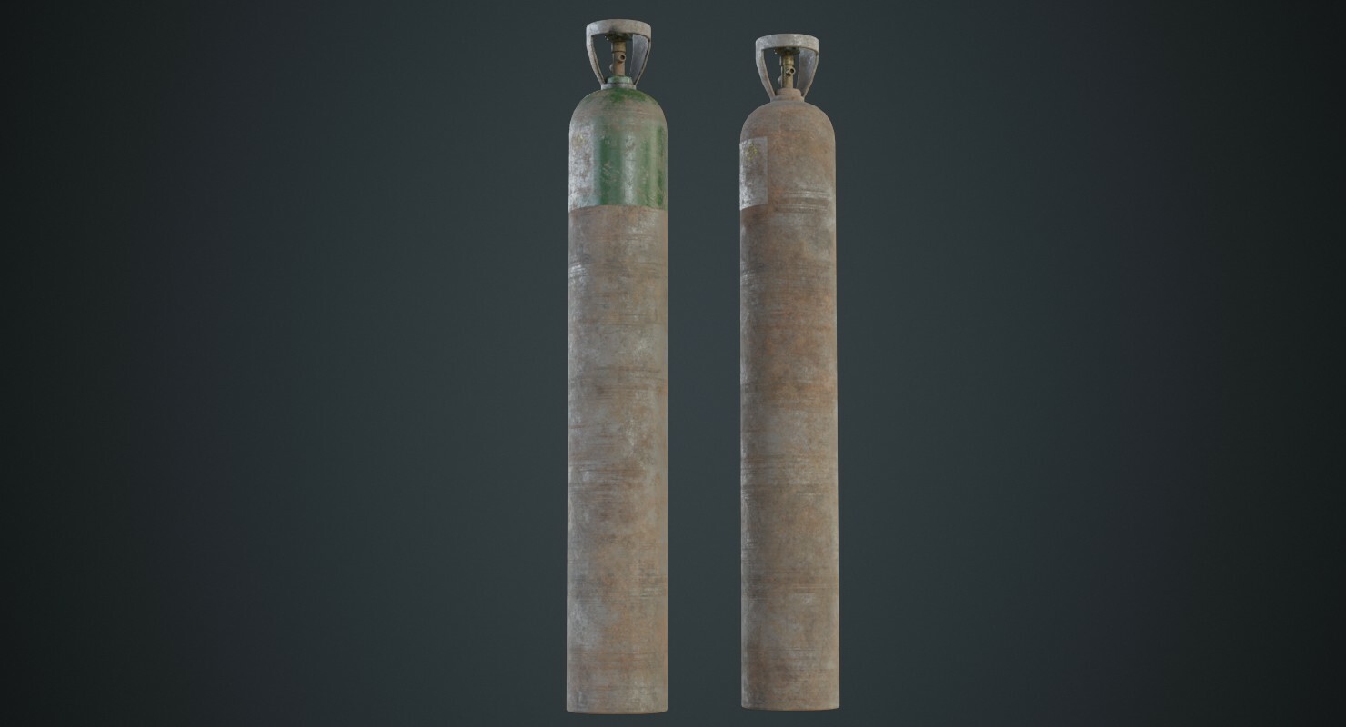 ArtStation Gas Cylinder 2D Game Assets