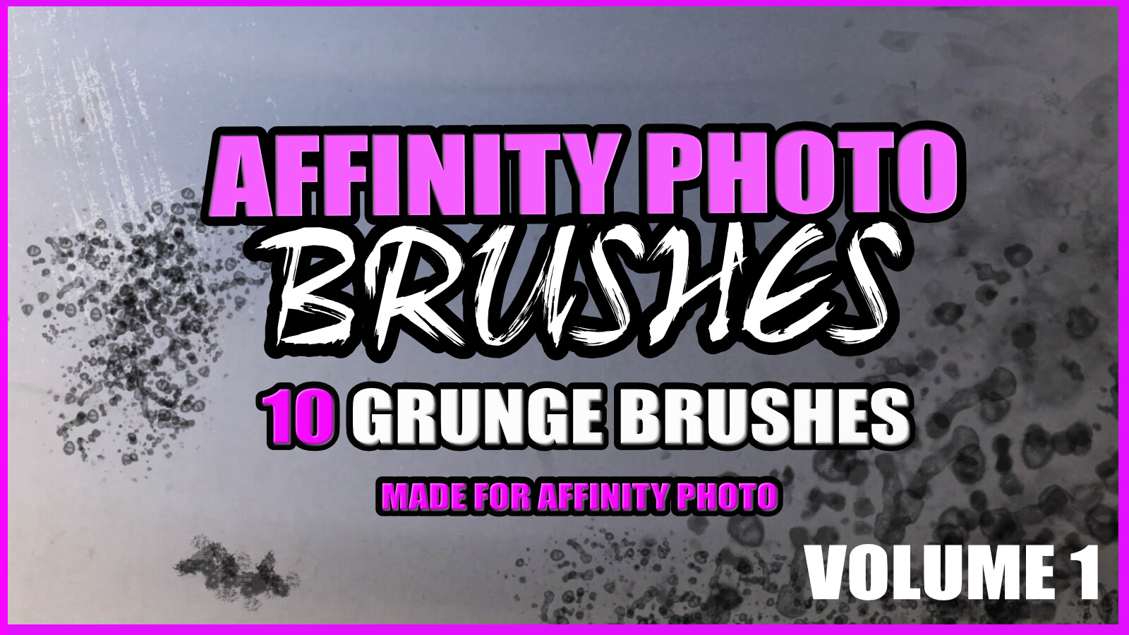 free affinity designer distressed brushes