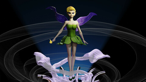 Tinker Bell 3D print Model