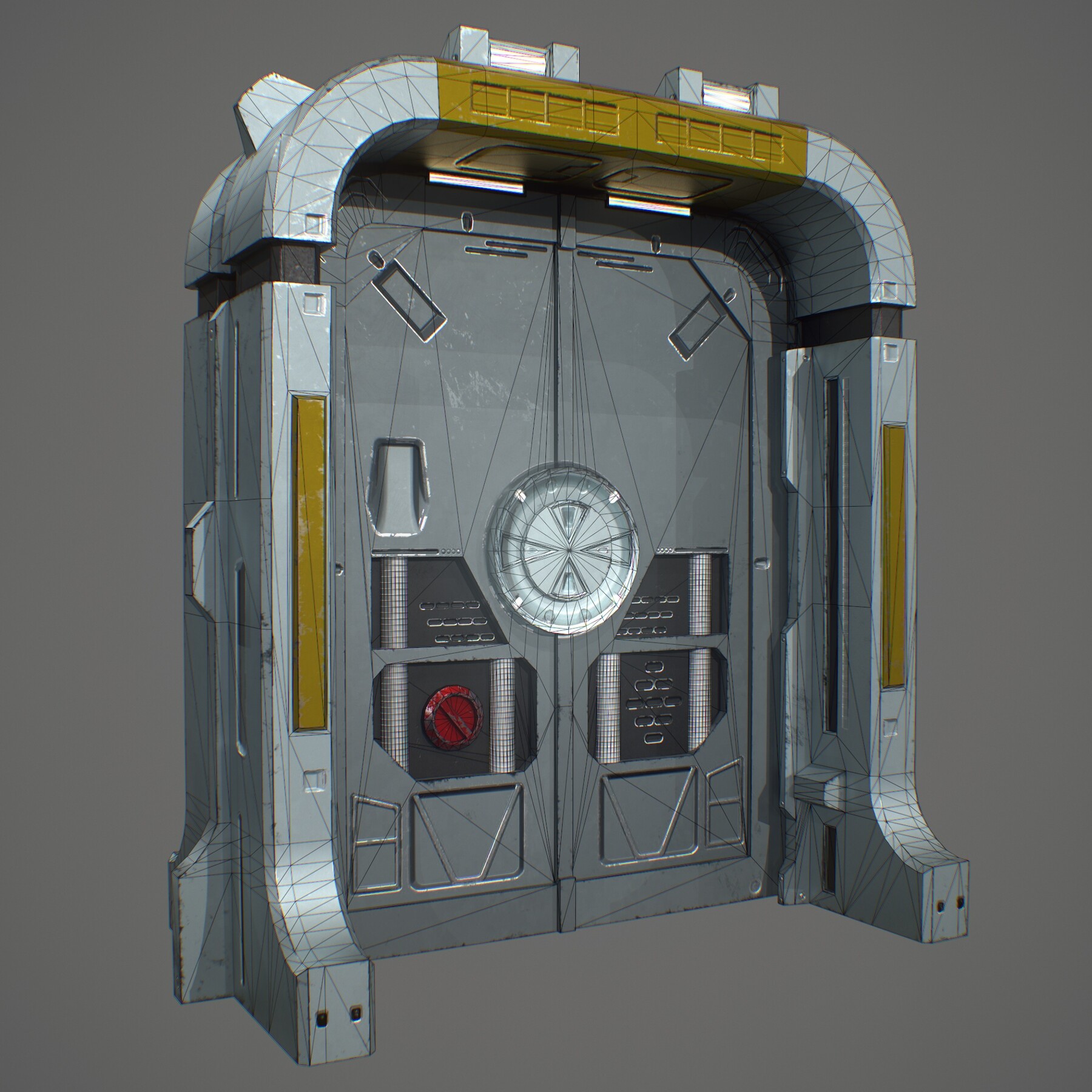 ArtStation - SciFi_SpaceShip_Door_GameReady | Game Assets