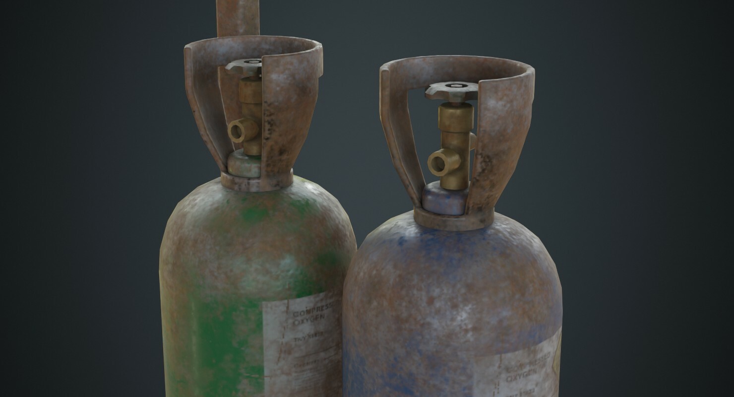 ArtStation - Gas Cylinder 3C | Game Assets