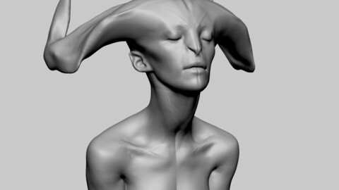Female Creature Head 03