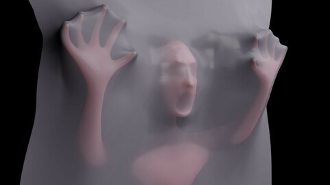 Wall Monster - Phantom 3D model