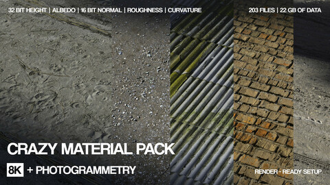 35 * 8K   Material pack | 16 and 32 bit |  Crazy sharpness