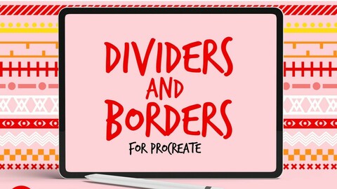 Dividers and Borders Procreate Brushes