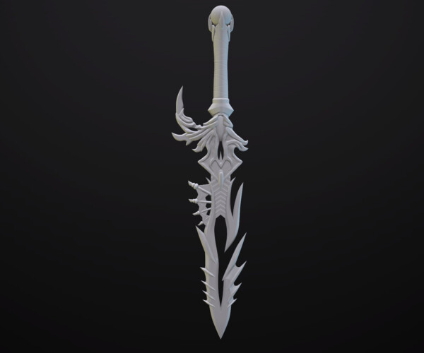 ArtStation - Low-Poly 3D Model - Dagger Angel Slayer | Game Assets