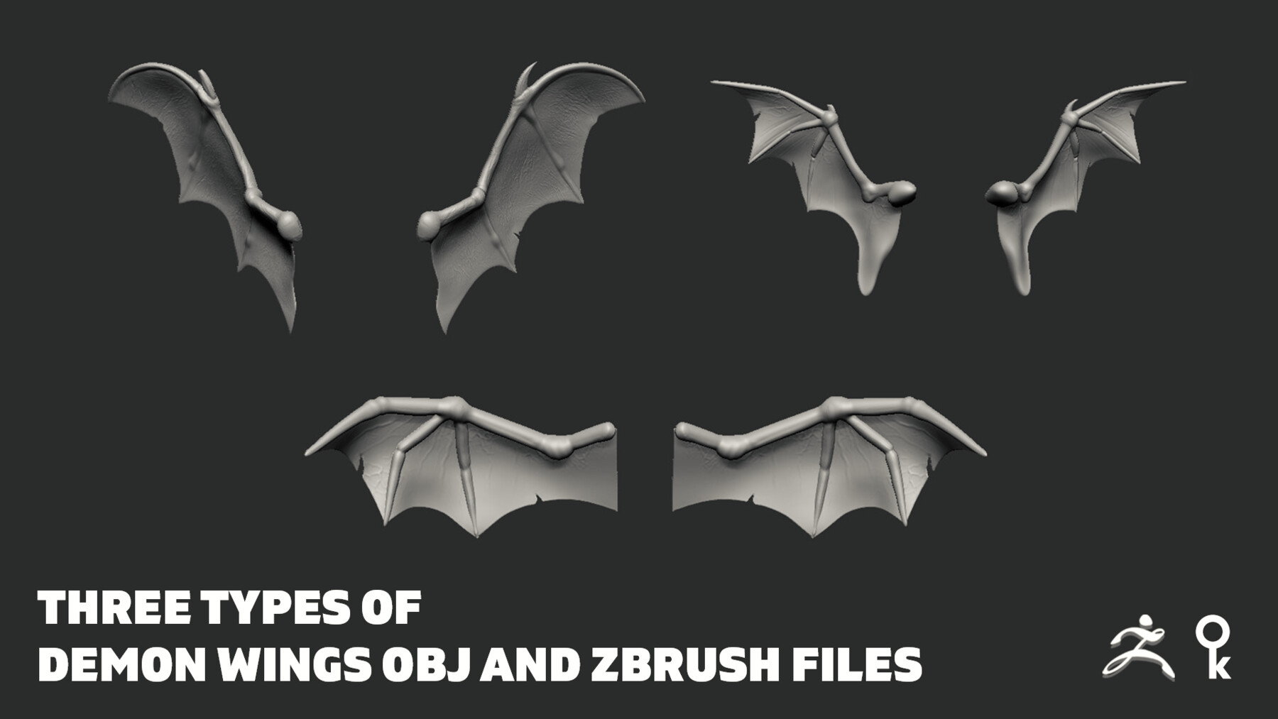 how to sculpt wings in zbrush