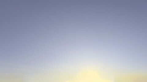 Skydome HDRI - Clear Winter Sky