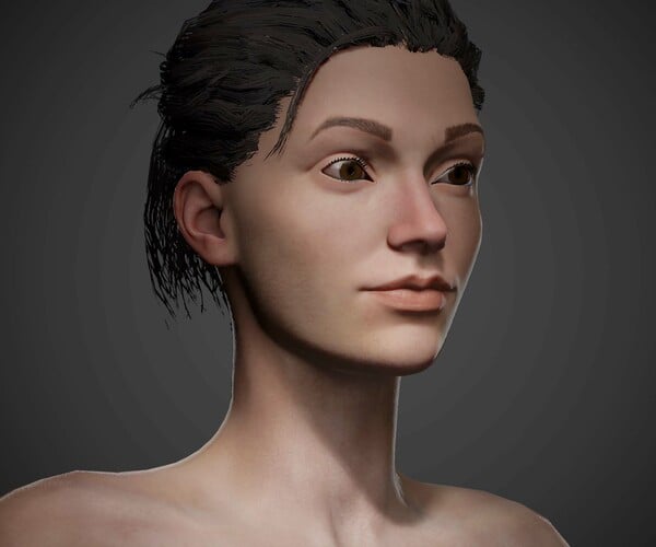 ArtStation - 3D Female Model | Game Assets