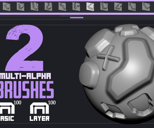 ArtStation Bevel Bevel Brushes ZBrush Brushes Brushes