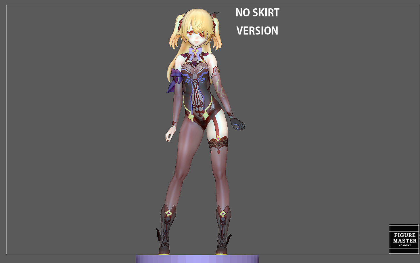 ArtStation FISCHL GENSHIN IMPACT SATUE CUTE GIRL GAME CHARACTER ANIME