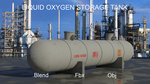 Industrial Liquid Oxygen Storage Tank