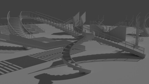 Free Stair Asset Pack 1