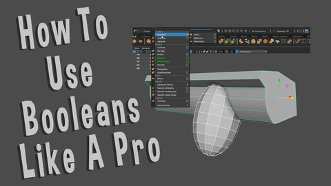 HOW TO USE BOOLEANS LIKE A PRO IN MAYA 2020