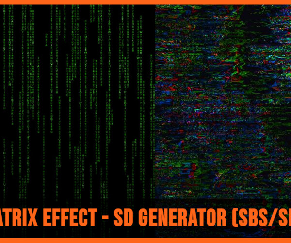 ArtStation - Matrix Effect Generator | Game Assets