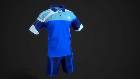 3d model sports uniform