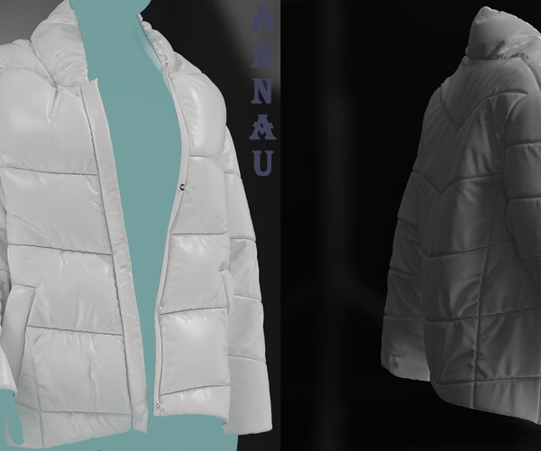 VEST PUFFER 3D TUTORIAL (MARVELOUS DESIGNER/CLO3D/BLENDER) 