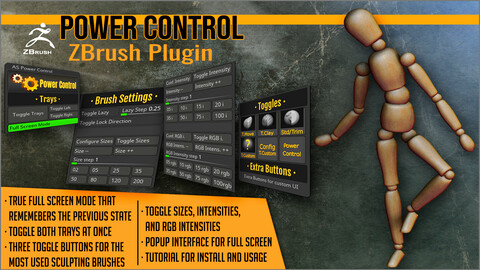 Power Control ZBrush Plugin