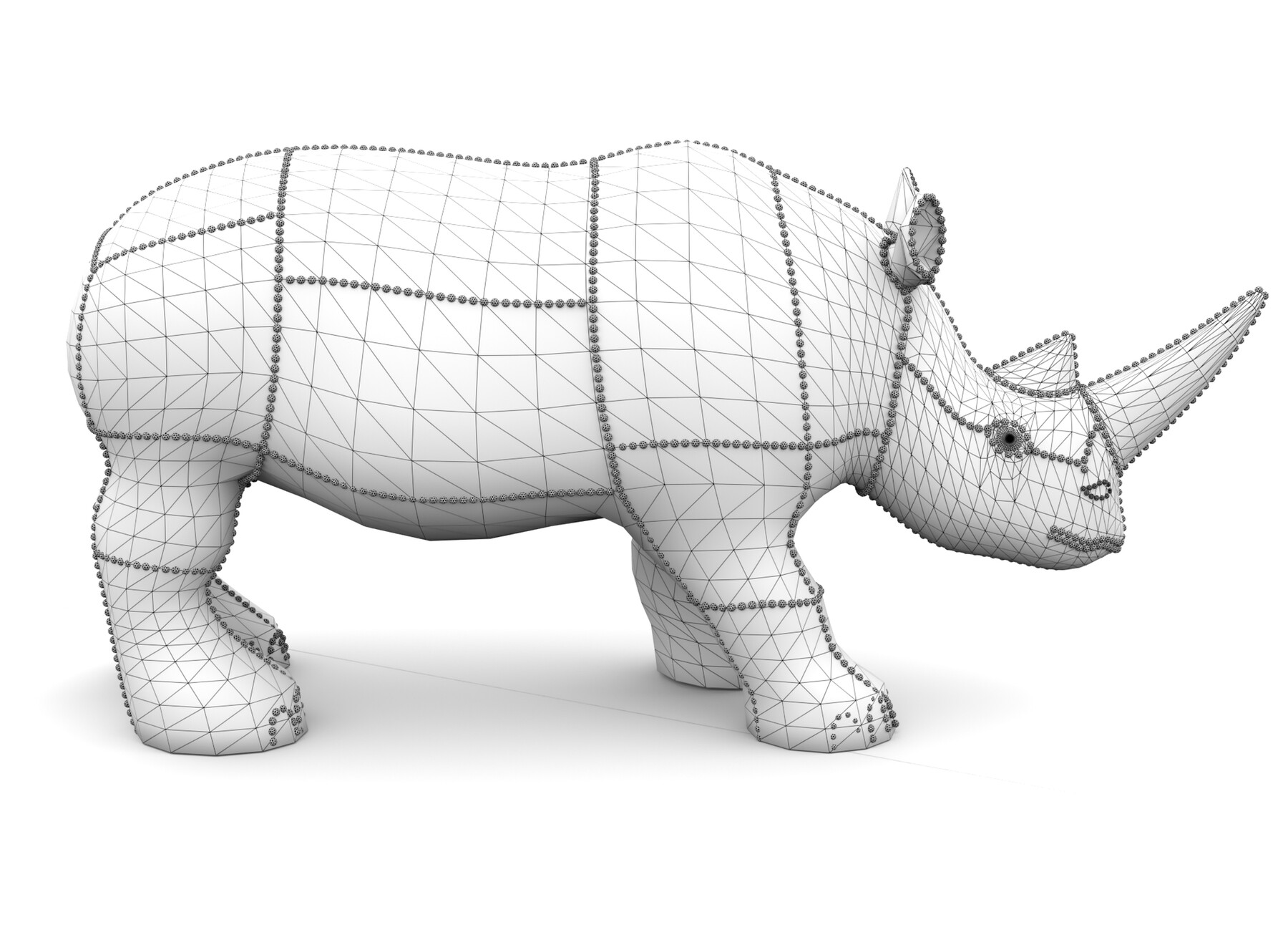 raw 3d file rhinoceros 6