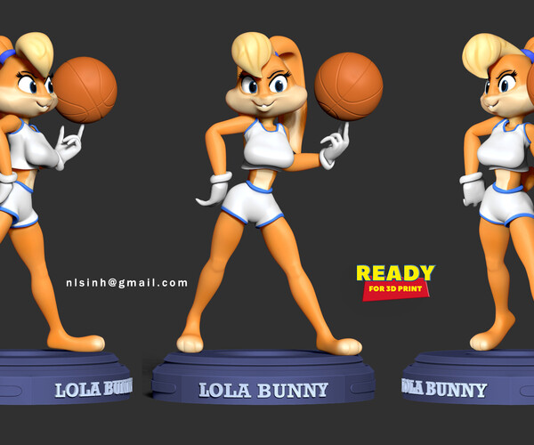 Lola Bunny Space Jam - STL 3D print files