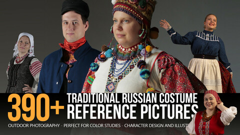 390 + Traditional Russian Costume Reference Pictures