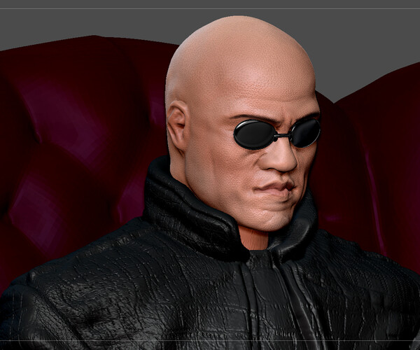 ArtStation - MORPHEUS MATRIX STATUE MOVIE CHARACTER MAN 3D print model ...