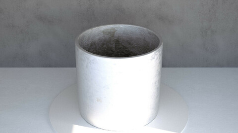 Concrete Pot [3d Scan Model: Homewares / Pots]