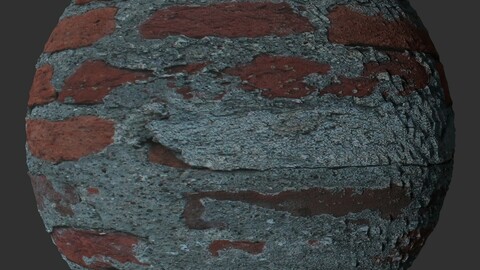 Old Brick Wall 7 PBR Material