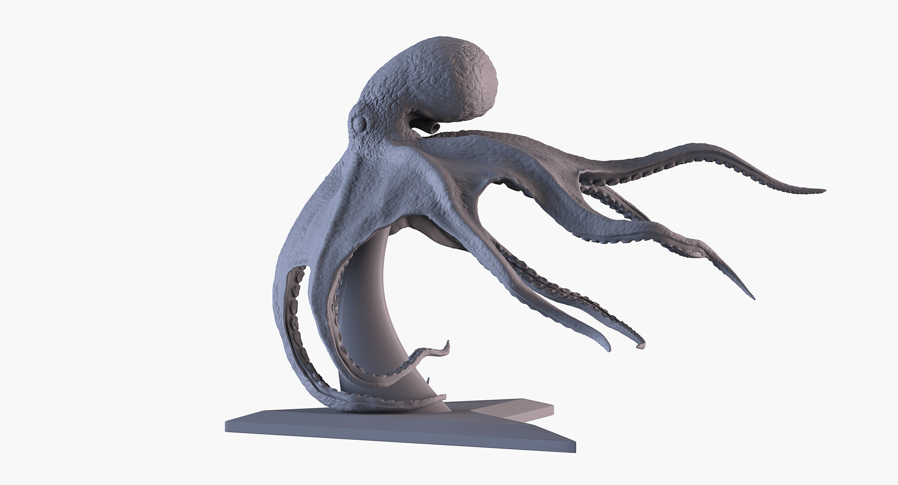 ArtStation Octopus Statue Resources