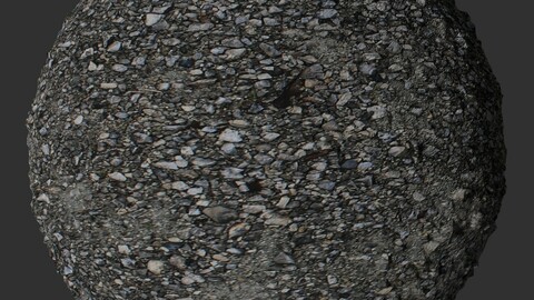 Gravel Ground 3 PBR Material